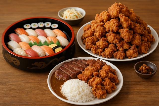 sushi-karaage-feast